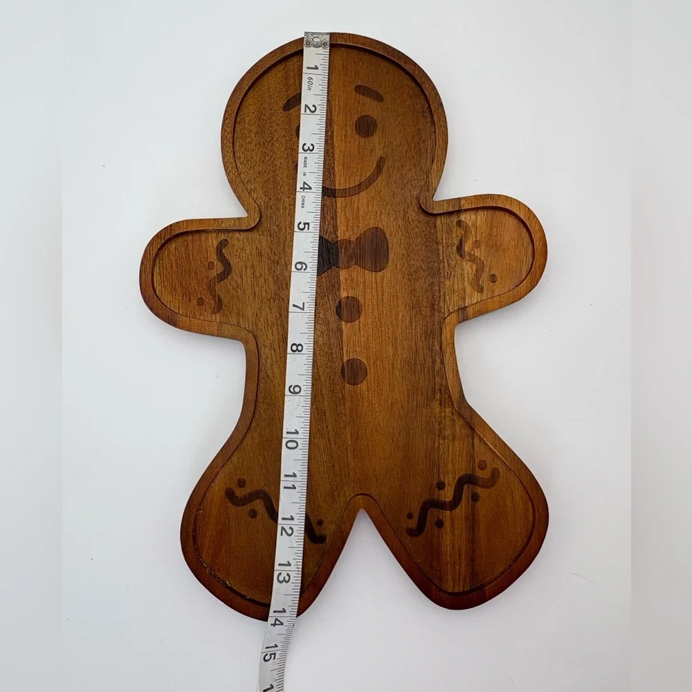 Wooden Gingerbread Man Cutting Board